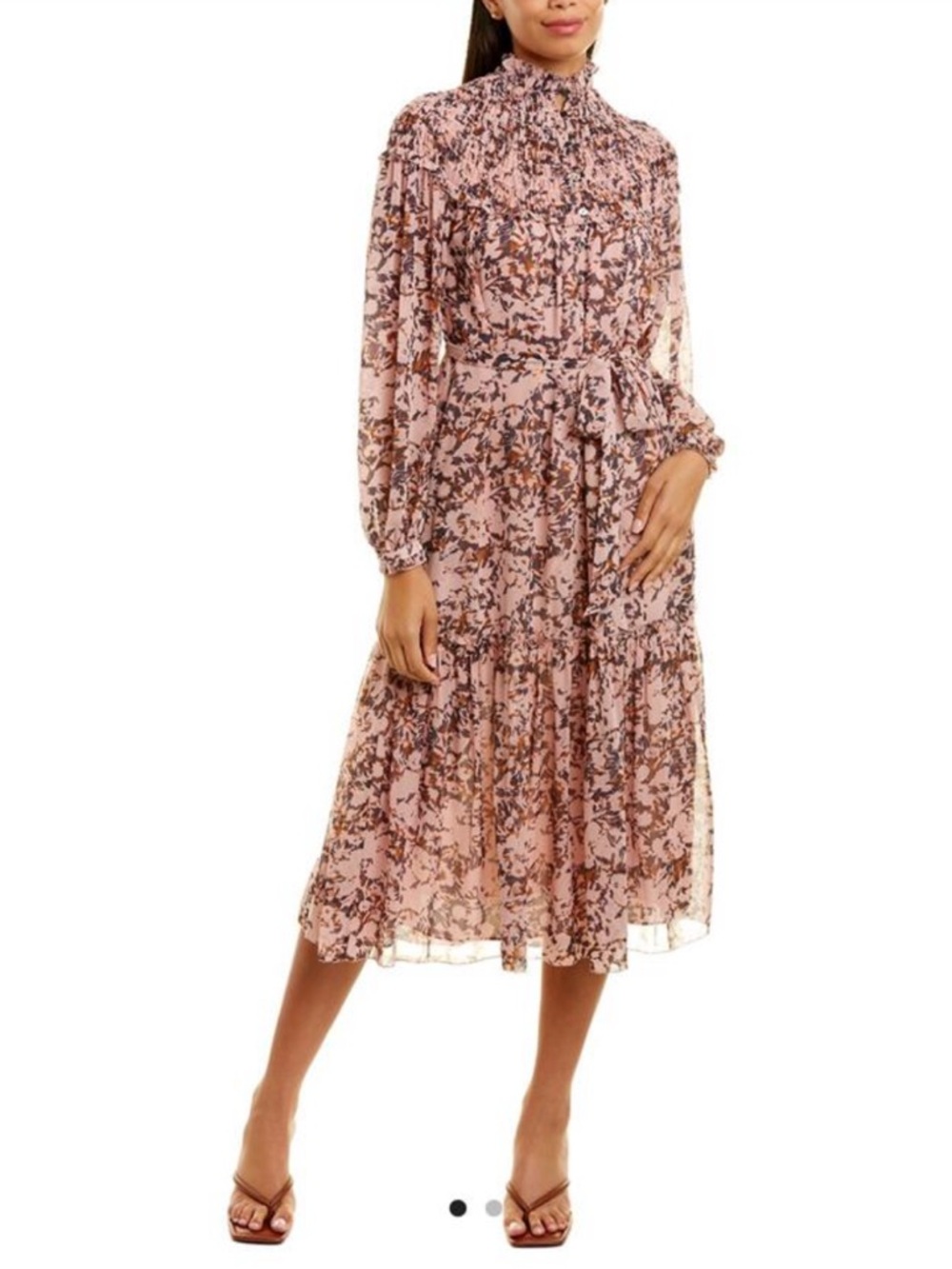 Joie Peoria silk midi dress